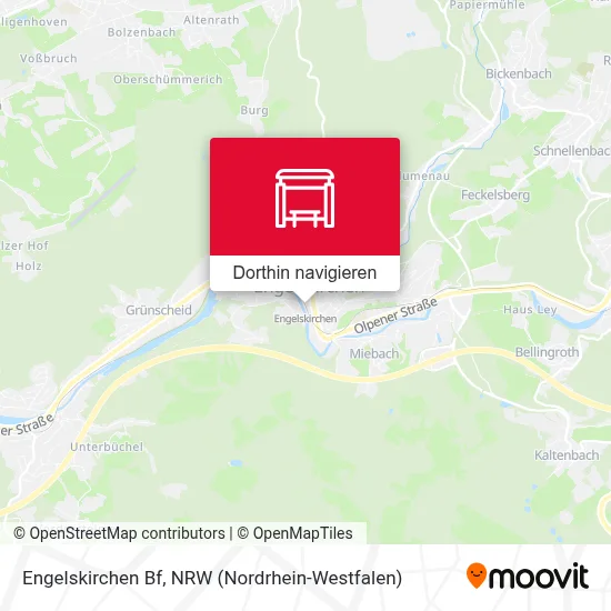 Engelskirchen Bf Karte