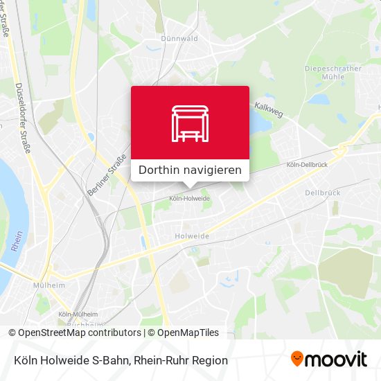 Köln Holweide S-Bahn Karte