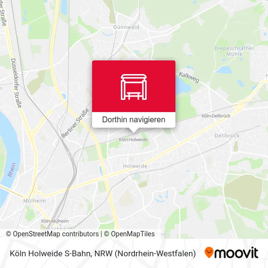 Köln Holweide S-Bahn Karte