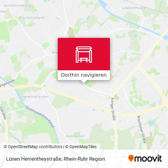 Lünen Herrentheystraße Karte