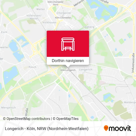 Longerich - Köln Karte