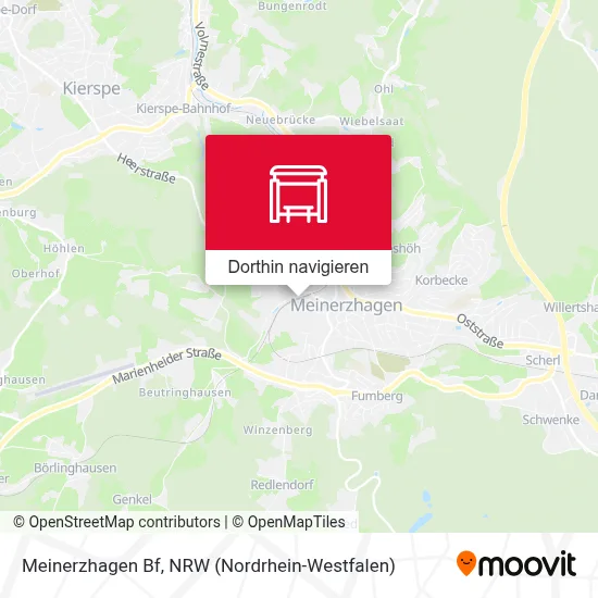 Meinerzhagen Bf Karte