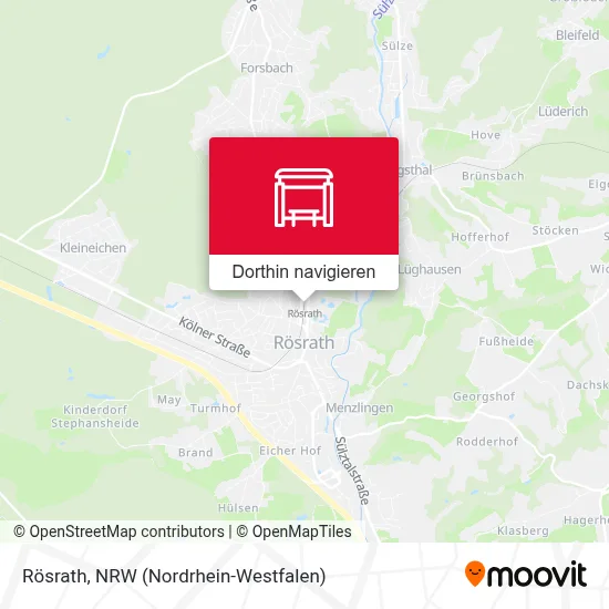 Rösrath Karte