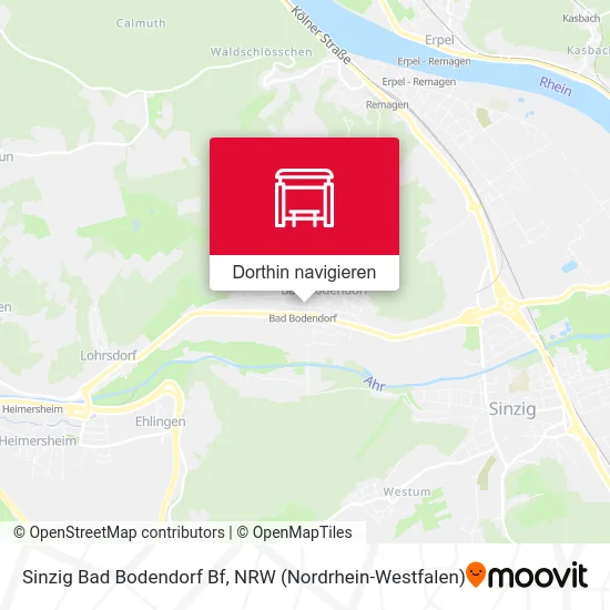 Sinzig Bad Bodendorf Bf Karte