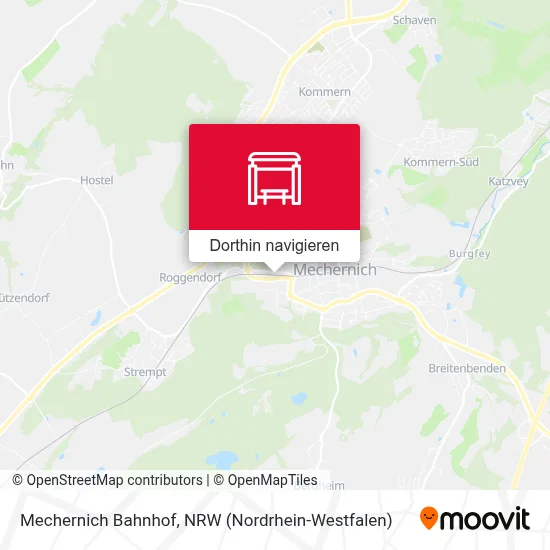 Mechernich Bahnhof Karte