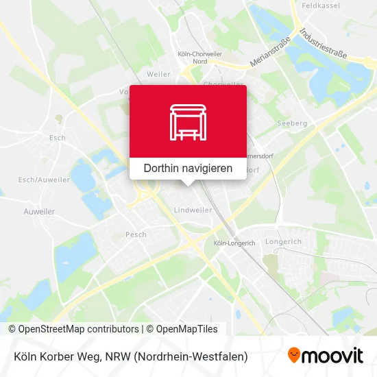 Köln Korber Weg Karte
