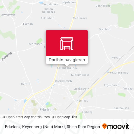 Erkelenz, Keyenberg (Neu) Markt Karte
