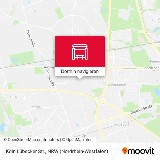 Köln Lübecker Str. Karte