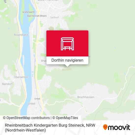 Rheinbreitbach Kindergarten Burg Steineck Karte