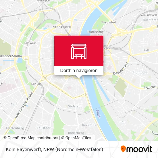 Köln Bayenwerft Karte