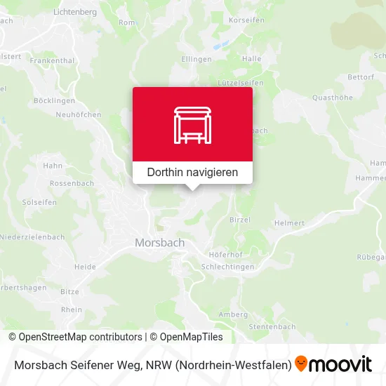 Morsbach Seifener Weg Karte