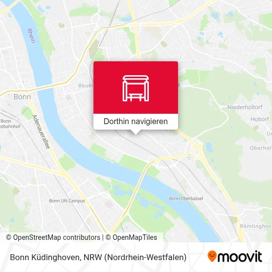 Bonn Küdinghoven Karte