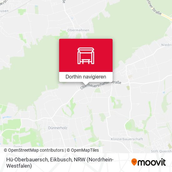 Hü-Oberbauersch, Eikbusch Karte