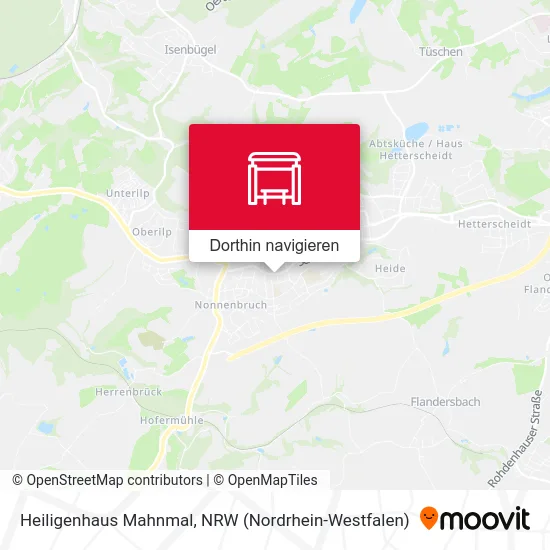 Heiligenhaus Mahnmal Karte