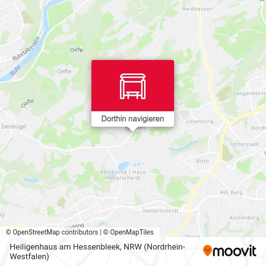 Heiligenhaus am Hessenbleek Karte