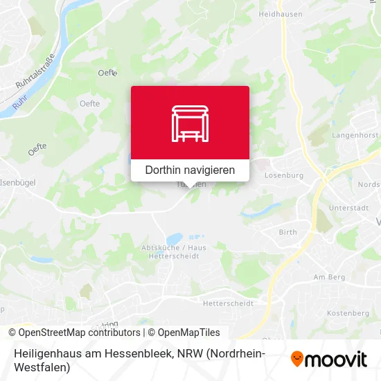 Heiligenhaus am Hessenbleek Karte