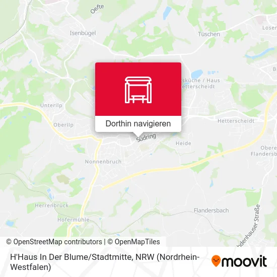 H'Haus In Der Blume/Stadtmitte Karte