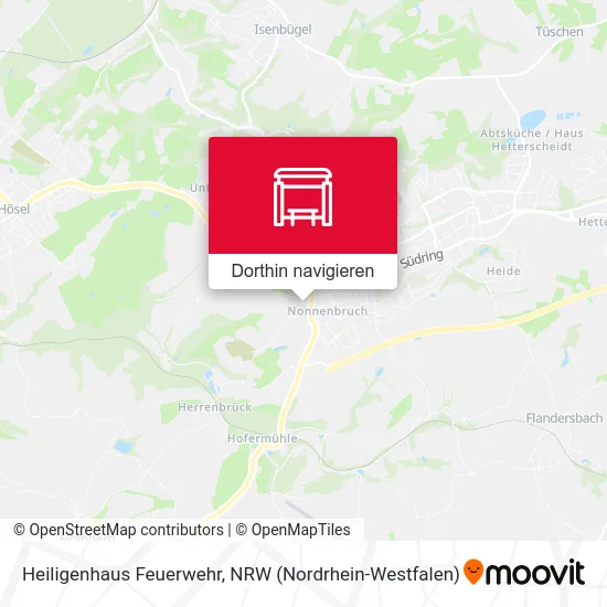 Heiligenhaus Feuerwehr Karte