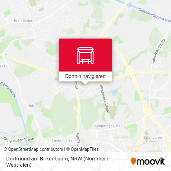 Dortmund am Birkenbaum Karte