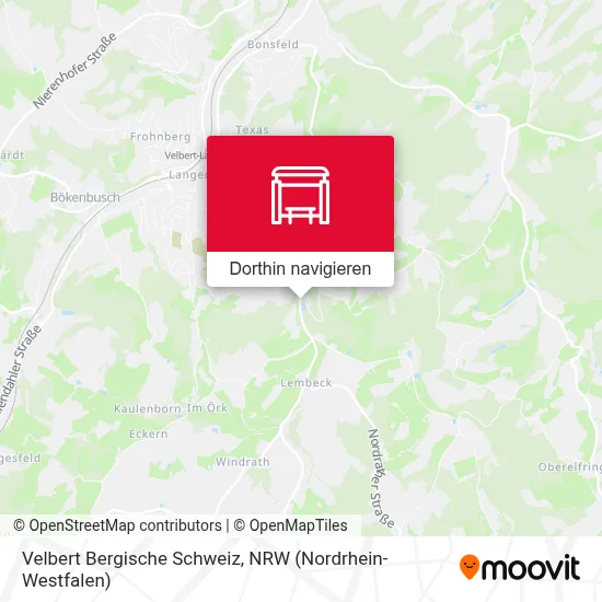 Velbert Bergische Schweiz Karte