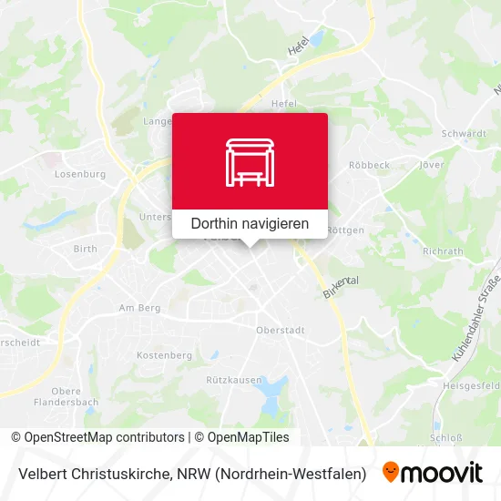 Velbert Christuskirche Karte