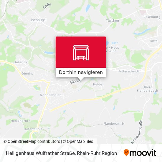 Heiligenhaus Wülfrather Straße Karte