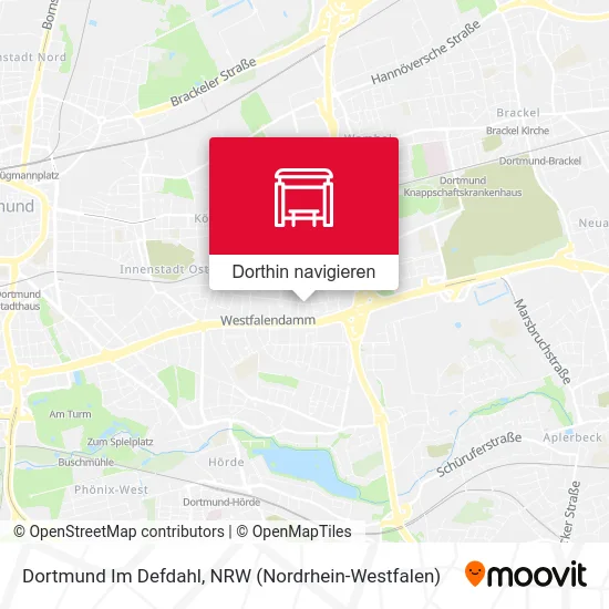 Dortmund Im Defdahl Karte