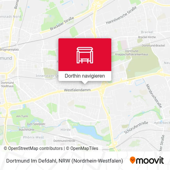 Dortmund Im Defdahl Karte