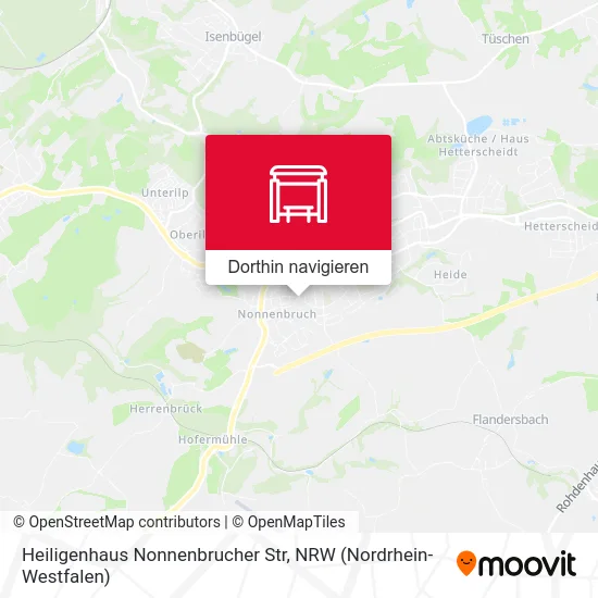 Heiligenhaus Nonnenbrucher Str Karte