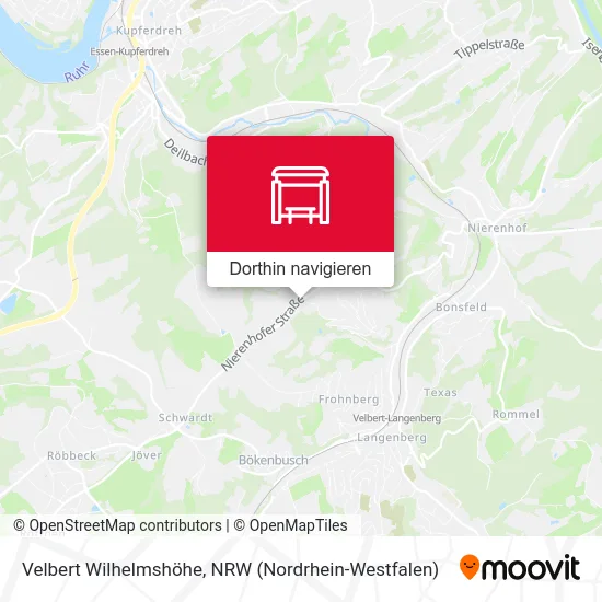 Velbert Wilhelmshöhe Karte