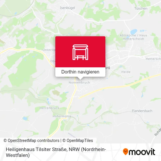 Heiligenhaus Tilsiter Straße Karte