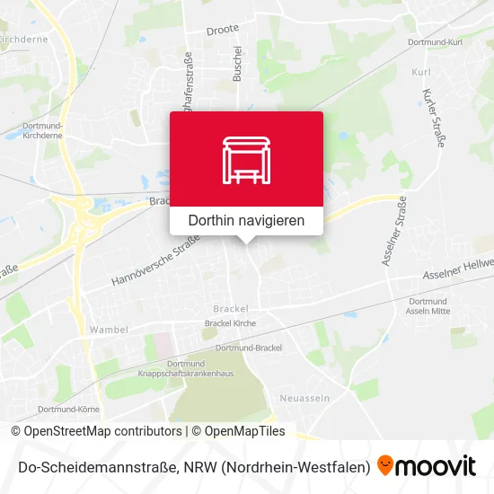 Do-Scheidemannstraße Karte