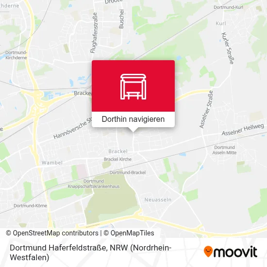 Dortmund Haferfeldstraße Karte