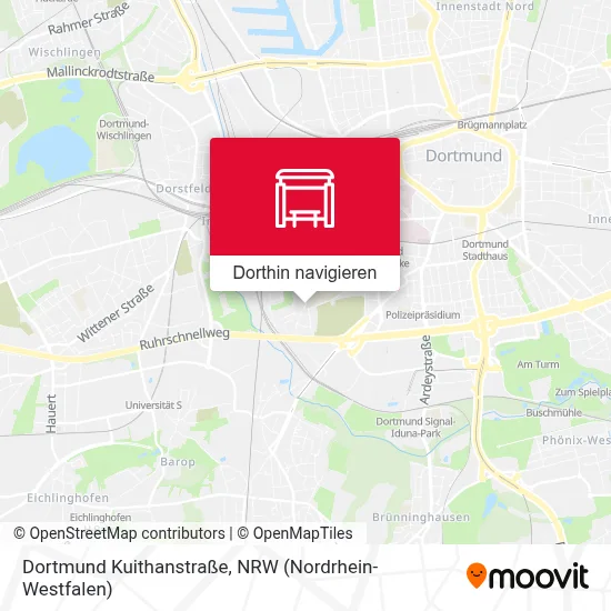 Dortmund Kuithanstraße Karte