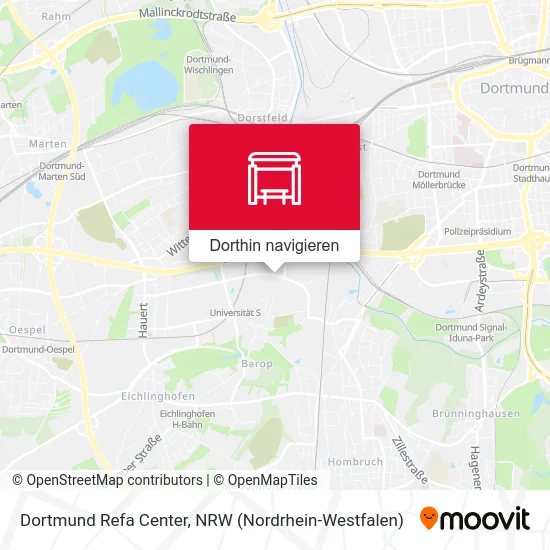 Dortmund Refa Center Karte