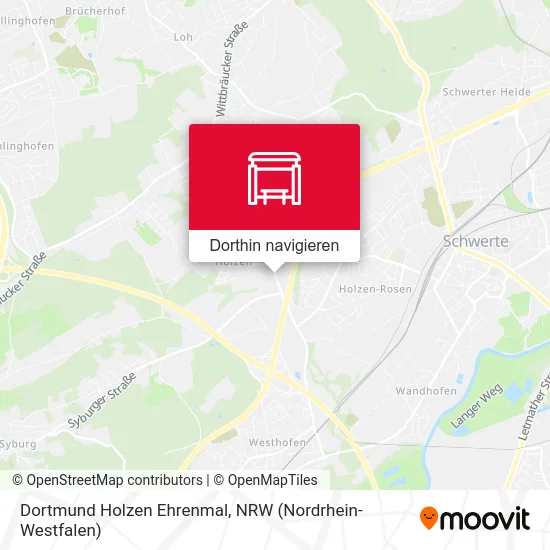 Dortmund Holzen Ehrenmal Karte