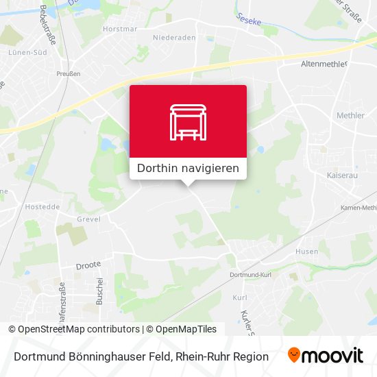 Dortmund Bönninghauser Feld Karte
