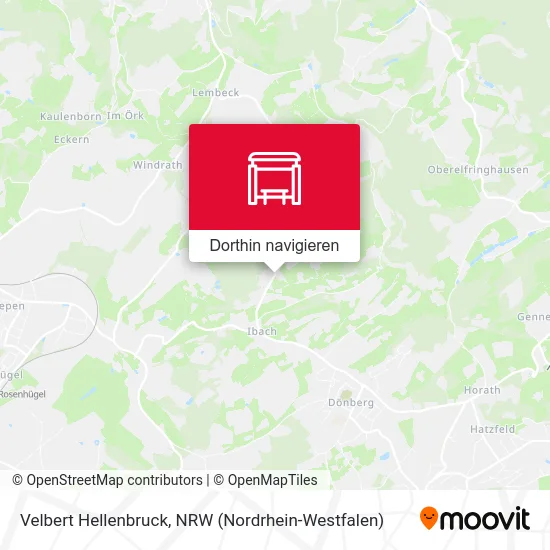 Velbert Hellenbruck Karte