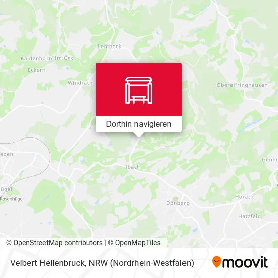 Velbert Hellenbruck Karte