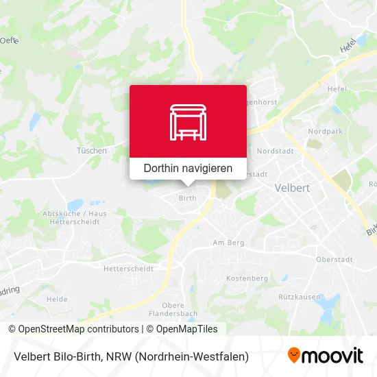Velbert Bilo-Birth Karte