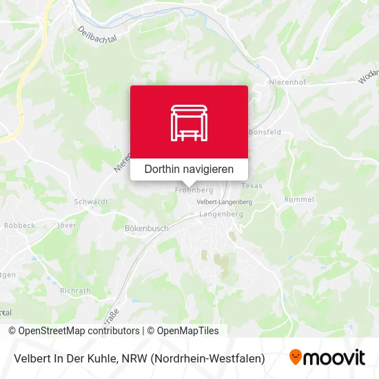 Velbert In Der Kuhle Karte