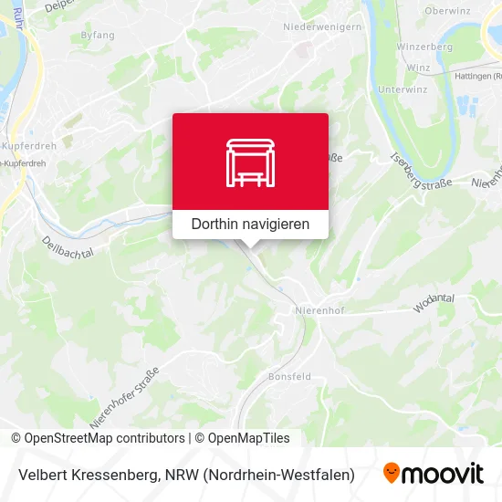 Velbert Kressenberg Karte