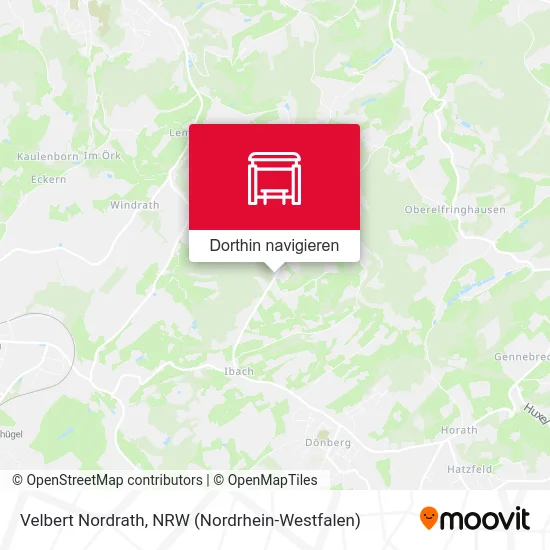 Velbert Nordrath Karte