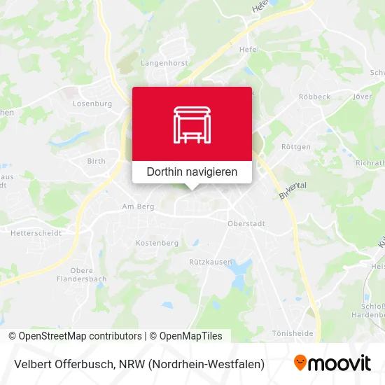 Velbert Offerbusch Karte