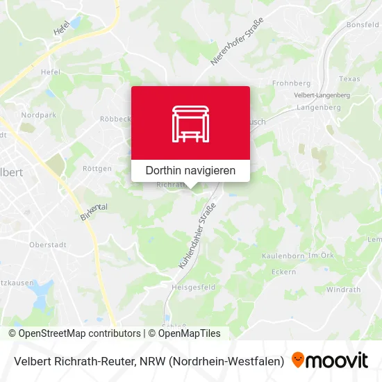 Velbert Richrath-Reuter Karte