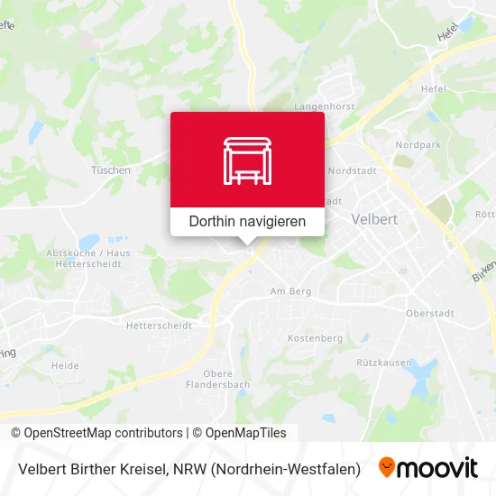 Velbert Birther Kreisel Karte