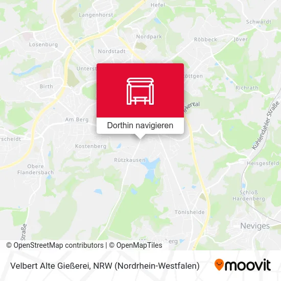 Velbert Alte Gießerei Karte