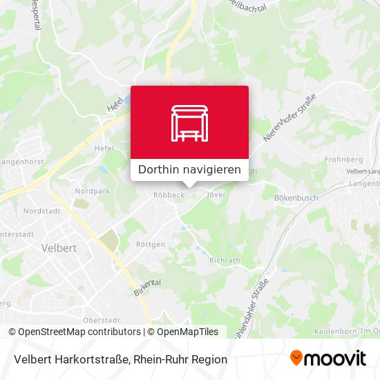 Velbert Harkortstraße Karte