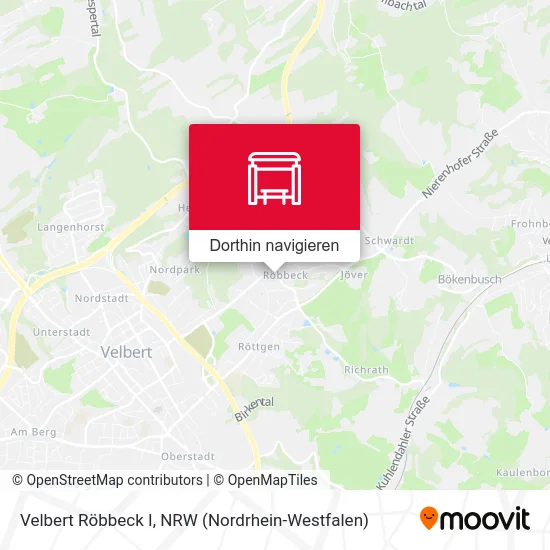 Velbert Röbbeck I Karte