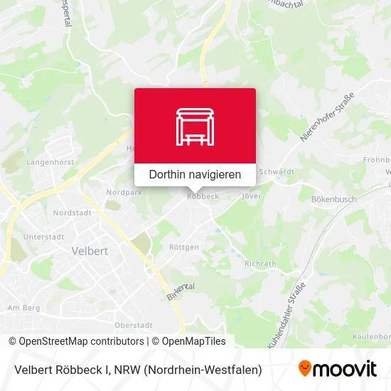 Velbert Röbbeck I Karte